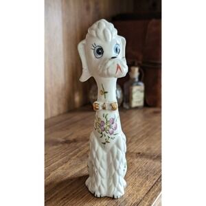 Vintage MCM Royal Sealy Anthropomorphic White Poodle Figurine, Japan, Item 33/2